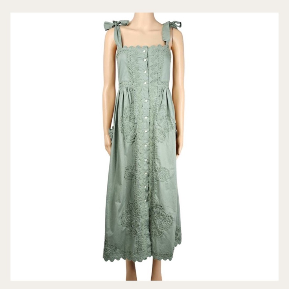 Juliet Dunn Green Dress